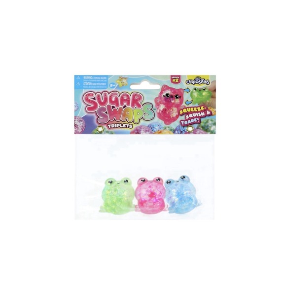 Orb Curiosities Other - VIRAL - Frog Sugar Swaps Triplets Squishy - by Orb Curiosities - FROGS